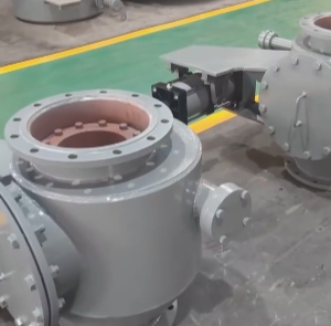 氣動(dòng)偏置式鐘閥