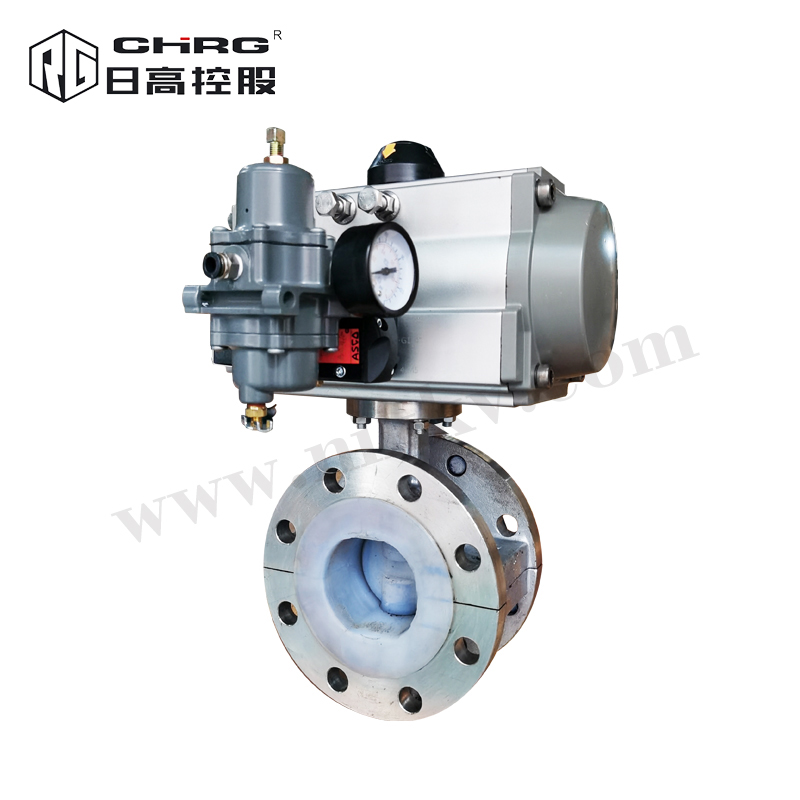 氣動襯氟蝶閥DA641F46-16P