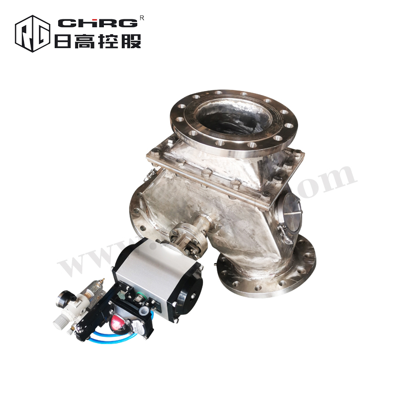 氣動(dòng)不銹鋼三通分料閥QFC-II