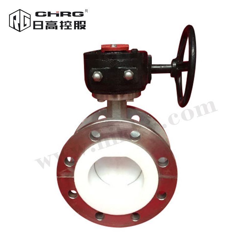 襯氟襯膠法蘭蝶閥